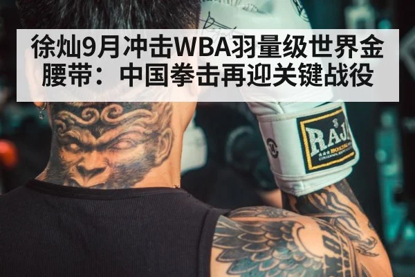 徐灿9月冲击WBA羽量级世界金腰带：中国拳击再迎关键战役